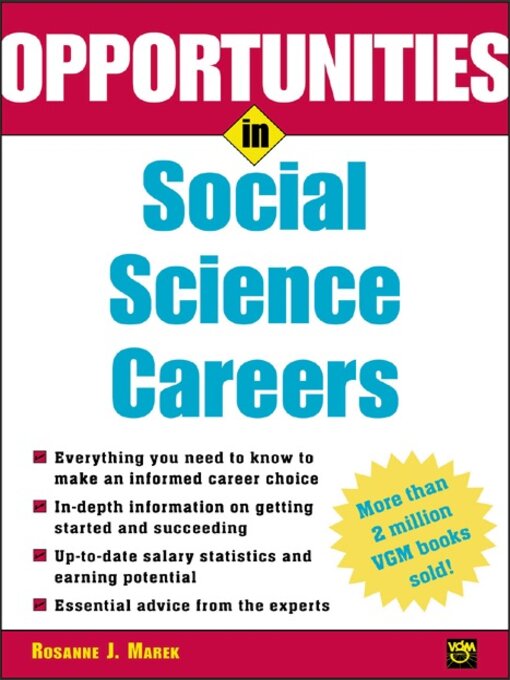 Title details for Opportunities in Social Science Careers by Rosanne J. Marek - Wait list